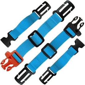 2 Pack Backpack Chest Strap Nylon 3/4 Inch Webbing Chest Belt-Backpack Sternum Strap Suitable for Webbing on The Backpack up to1in(Sky Blue)