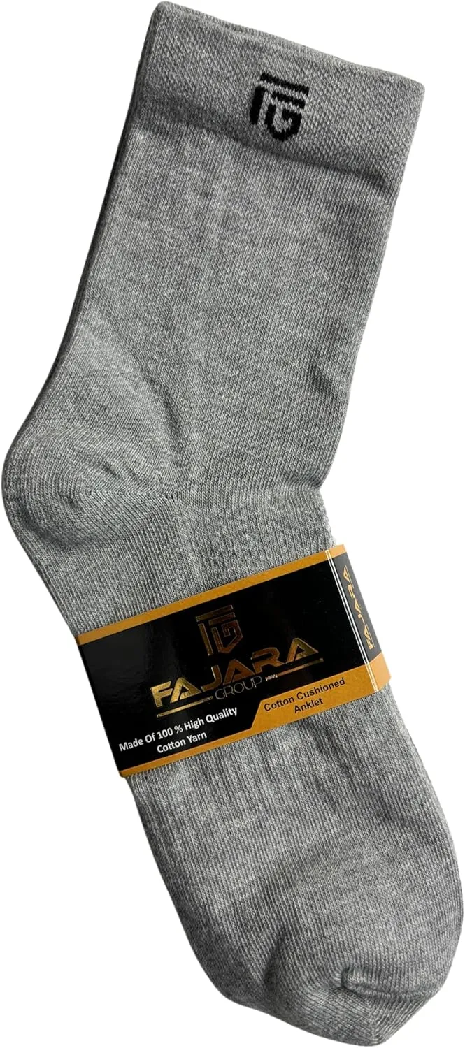 3 Pairs Breathable Cotton Ankle Socks for Men and Women  Thin, Non-Slip, Summer Comfort  Turkish Made