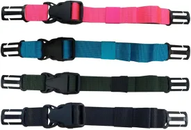 4 Pack Backpack Chest Strap Heavy Duty Adjustable Backpack Sternum Strap Chest Belt Suitable for Webbing on The Backpack up to1in.(Black/Army Green/Sky Blue/Pink)