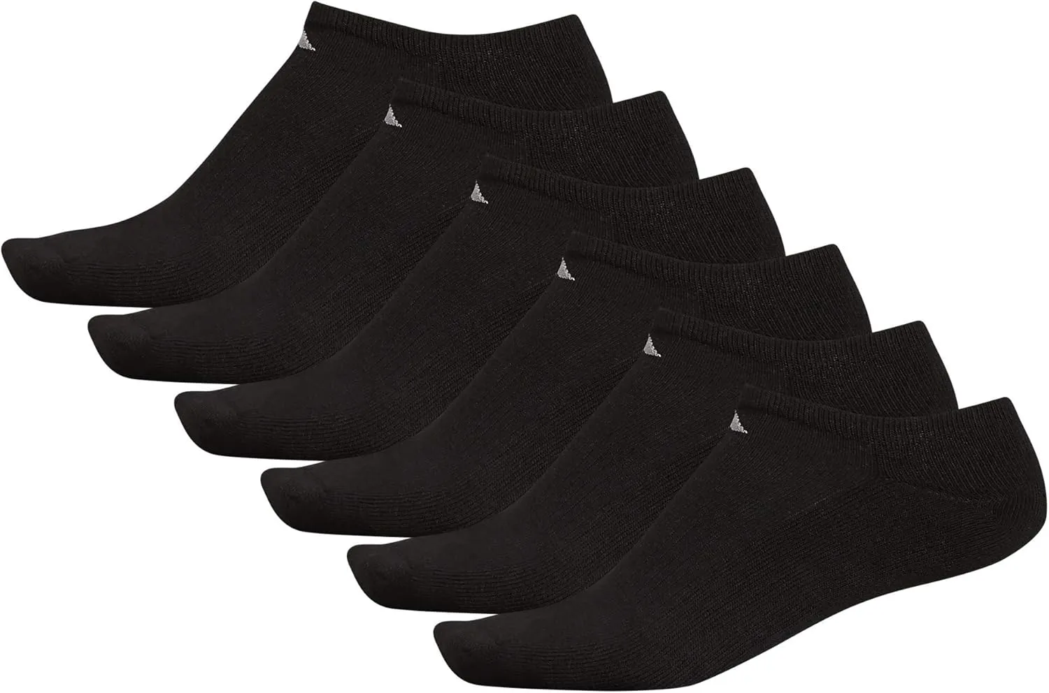 adidas Men's Athletic Cushioned 6-Pack No Show, Socks for Men