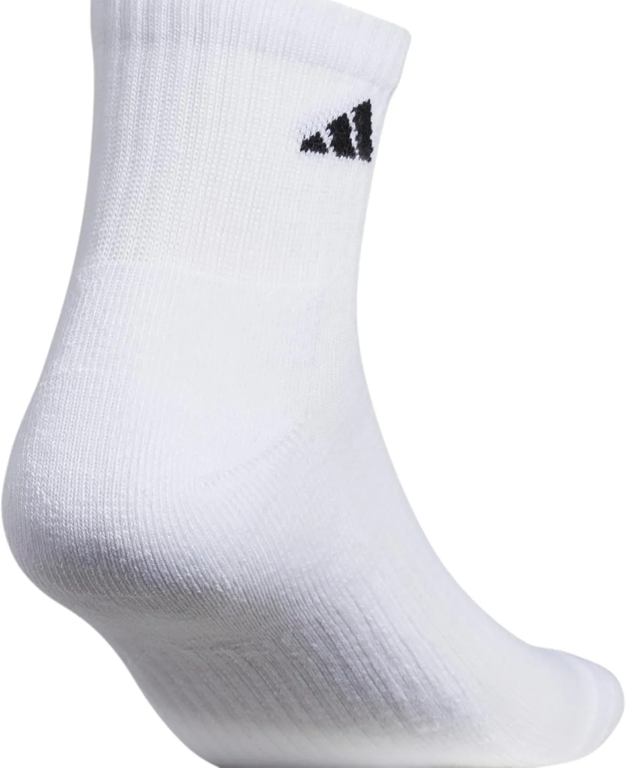 adidas Men's Socks, Athletic Cushioned Quarter 6-Pack, Ankle Fit with Arch Support