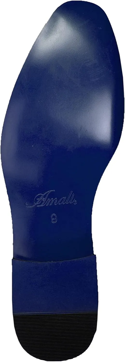 Amali Fay Velvet Mens Slip-On Shoes with Gold Chain Ornament Dress Shoes for Men Velvet Formal Loafers for Men The Original Smoking Men Tuxedo Dress Shoes