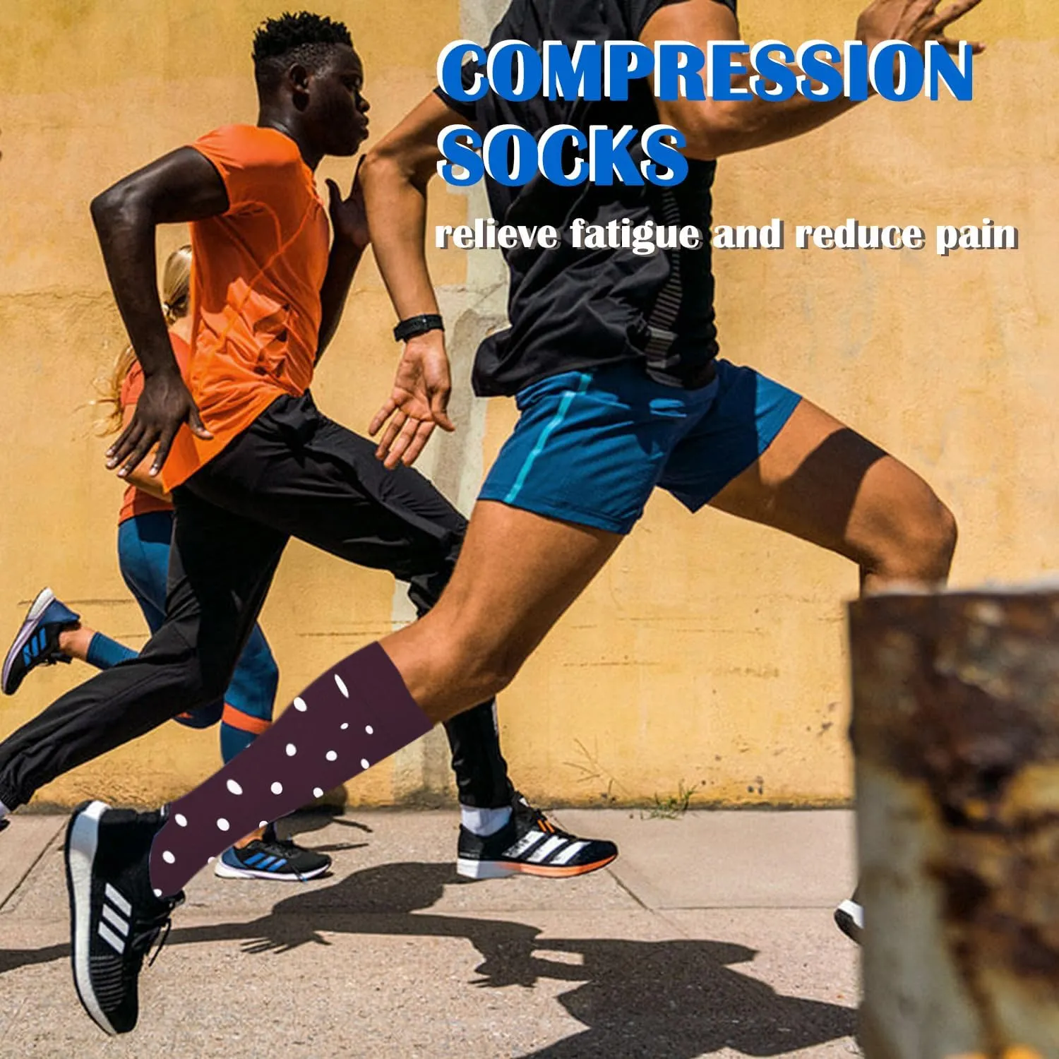 Aoliks Medical Compression Socks for Women & Men, Support Knee High Socks for Running,Nurses,Travel