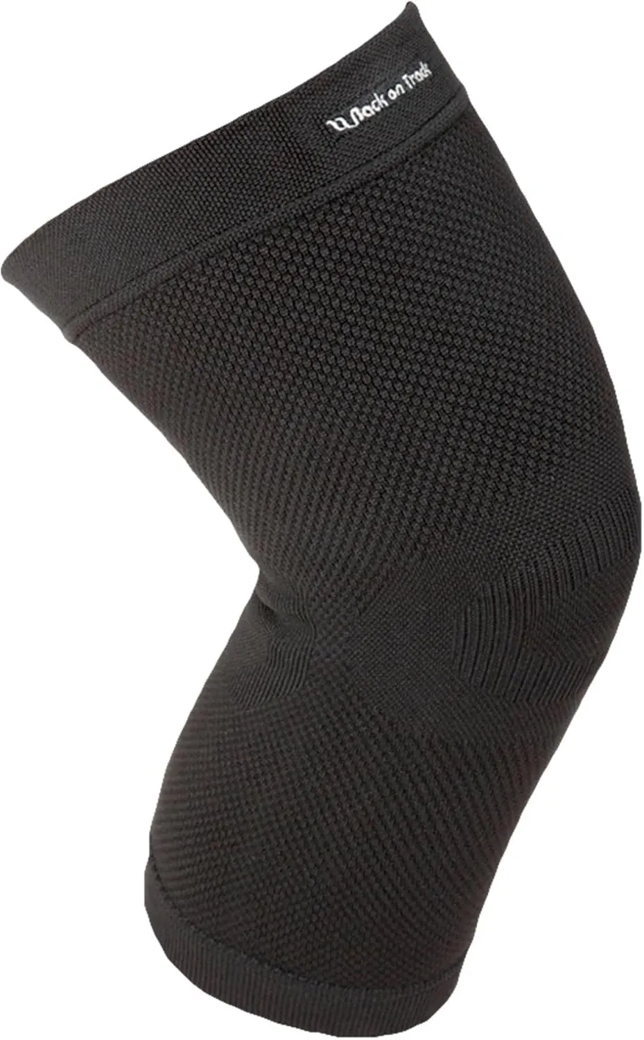 Back on Track Physio Knee Brace 4-Way Stretch 1107 with Welltex Technology, Black, Large