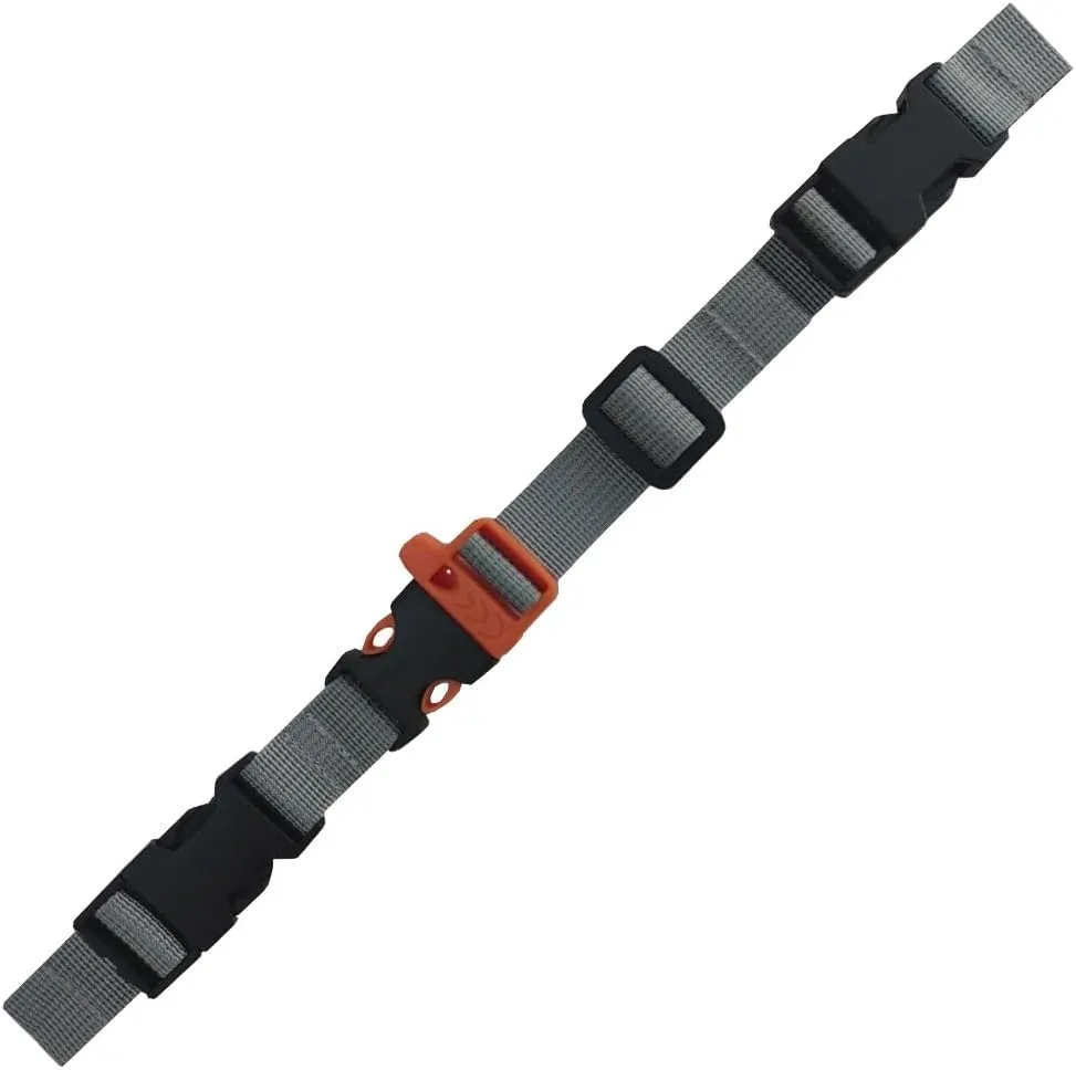 Backpack Chest Strap - Nylon - Adjustable Universal Chest Strap (Grey)