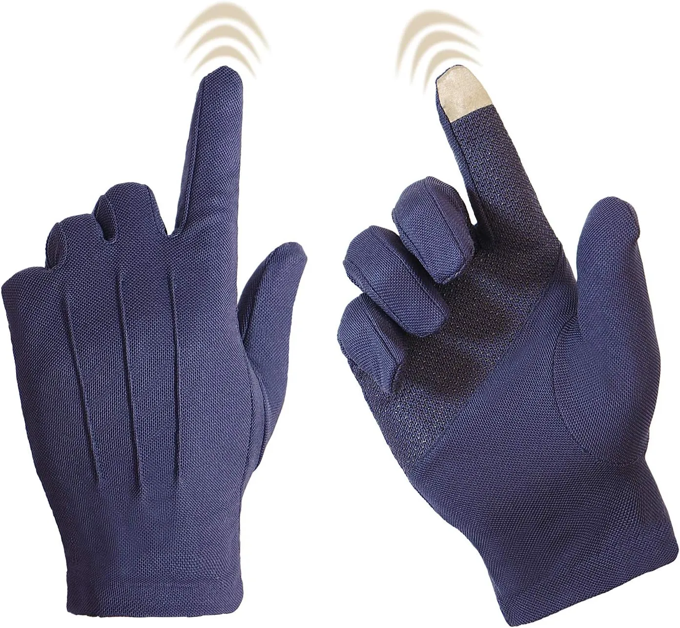Bienvenu Driving Gloves for Men, Non Slip Touchscreen, Summer Sun Protection Gloves