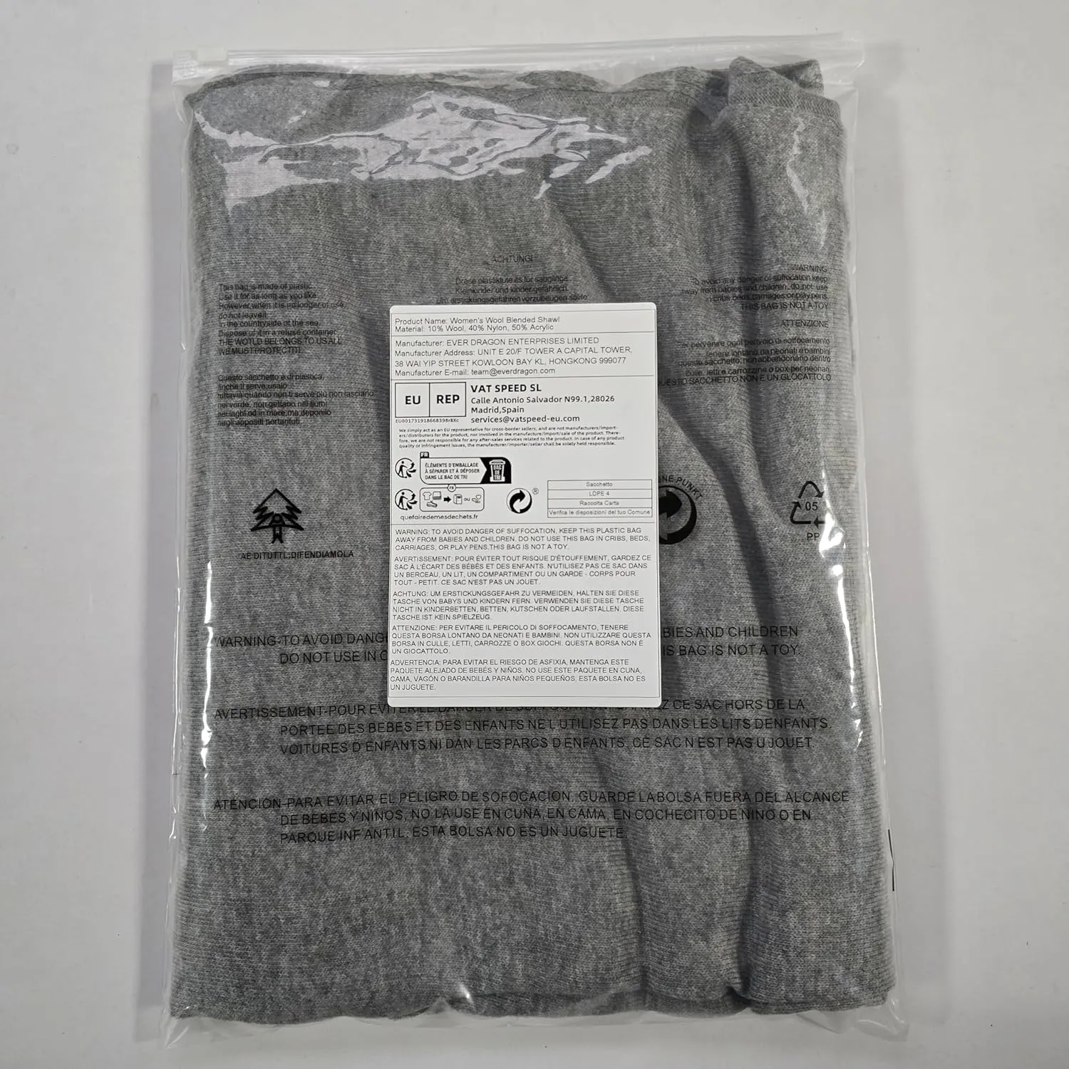 BRUCERIVER Women's Wool Blended Versatile Multi Style Long Knit Poncho Shawls