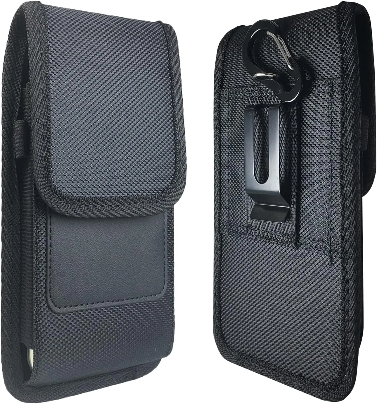 Cell Phone Holsters for iPhone 16 15 14 13 12 11 pro max,XR, X, Xs Max,15 8 Plus,Samsung S24 S23 S22 Note20 Ultra, Nylon Cell Phone Pouch fit with Otterbox Case on (not fit Defender Series)
