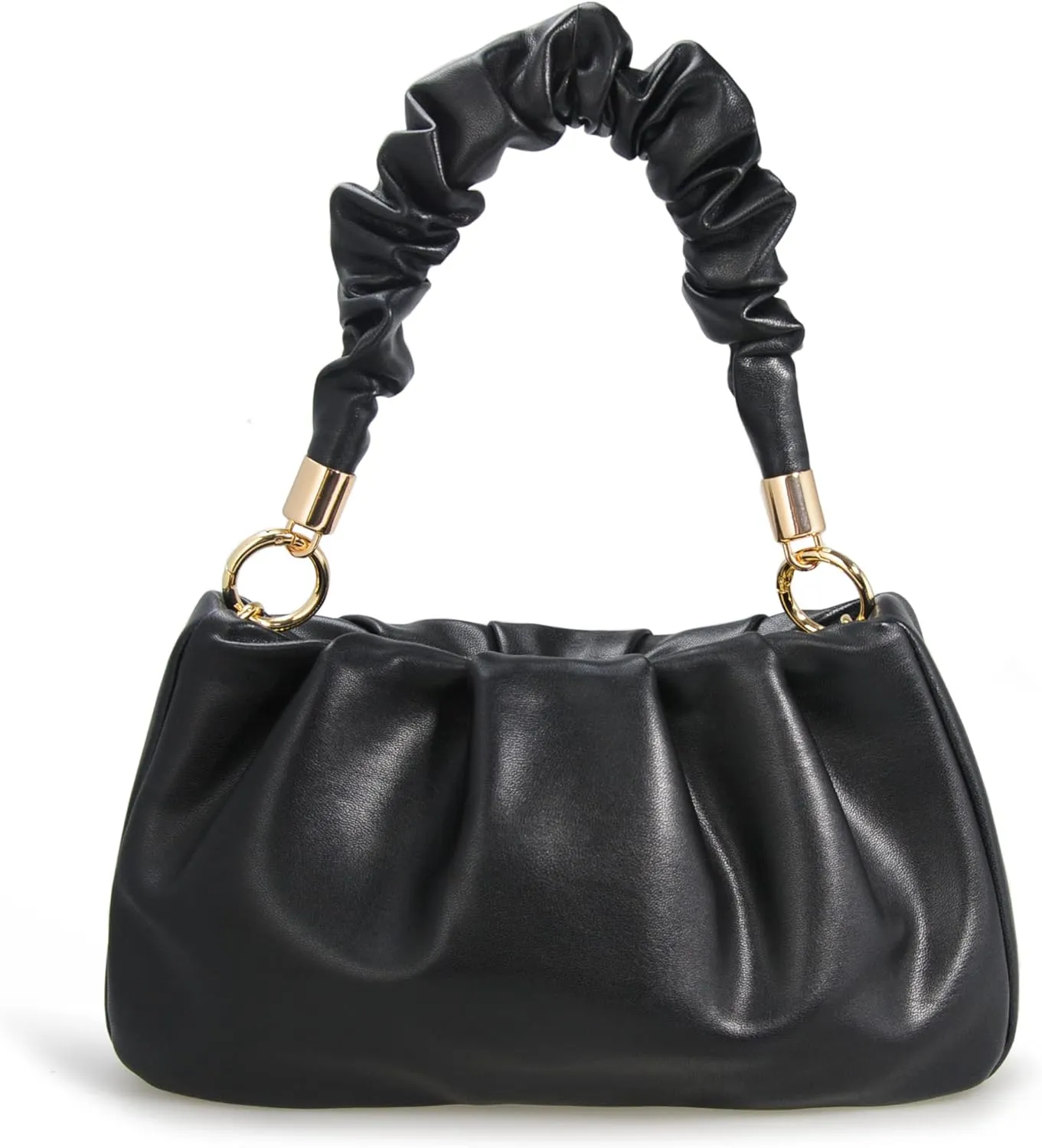Cloud Pouch Bag Women Shoulder Handbag Soft Vegan Leather Vintage Hobo Chain Cross body Bag