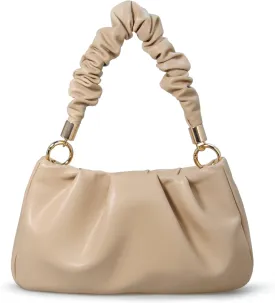 Cloud Pouch Bag Women Shoulder Handbag Soft Vegan Leather Vintage Hobo Chain Cross body Bag