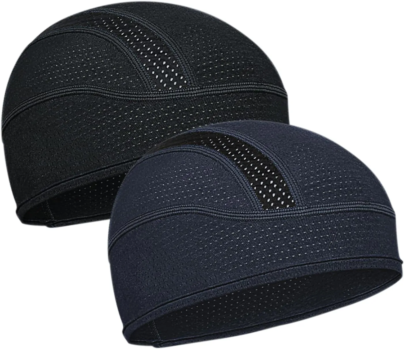 Cooling Skull Cap Helmet Liner, Sweat Wicking Cycling Cap Under Helmet Mesh Bike Hat for Men Women