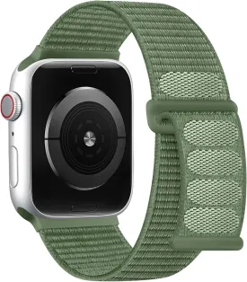 DaQin Nylon Sport Loop Compatible with Apple Watch Band 40mm 38mm 41mm 42mm 44mm 45mm 46mm 49mm, Soft Breathable Braided Wristbands for iWatch Band for Women Men Series 10 9 8 7 6 5 4 3 2 1 SE Ultra