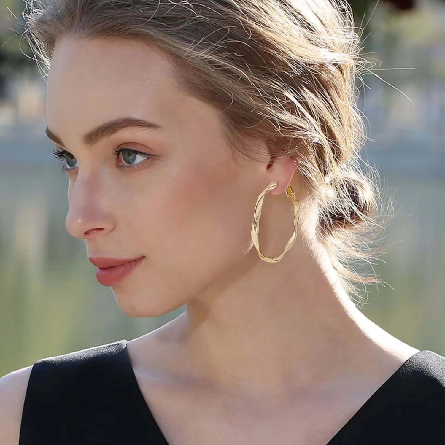 Earring for Women Hoops Earrings Jewerly Gift for Christmas New Year