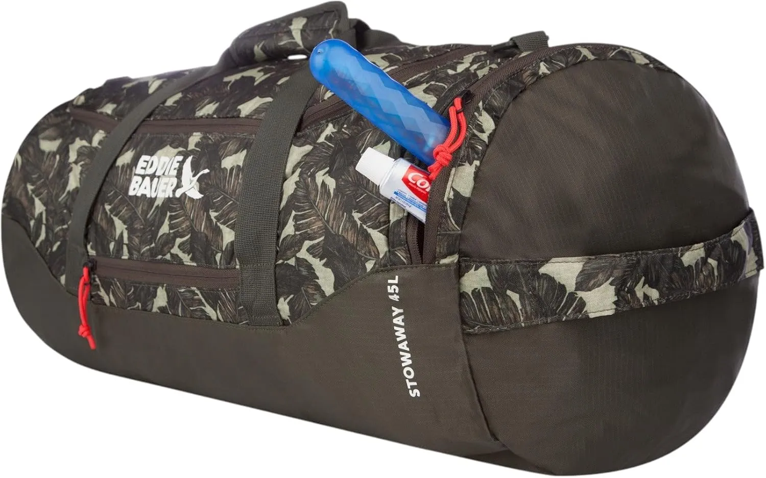 Eddie Bauer Stowaway Packable Duffel Bag | Travel | Foldable | Lightweight | Durable | Ripstop Polyester | 23" Length | 45L Capacity
