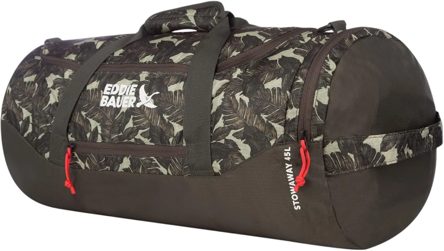Eddie Bauer Stowaway Packable Duffel Bag | Travel | Foldable | Lightweight | Durable | Ripstop Polyester | 23" Length | 45L Capacity