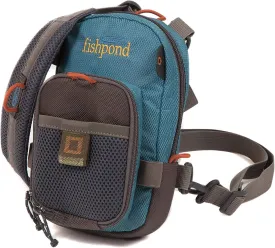 fishpond San Juan Vertical Fly Fishing Chest Pack, Fits up to Two Tackle or Fly Boxes, Lightweight Fishing Bag with Padded Neck Strap  Tidal Blue
