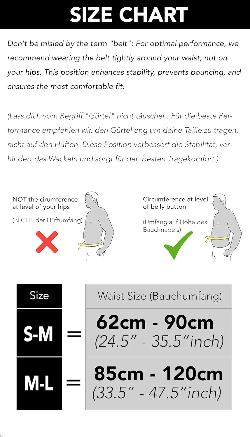 Fitgriff Running Belt for Men & Women - Secure Jogging Pouch for Phone, Keys & Essentials - For All Cell Phones
