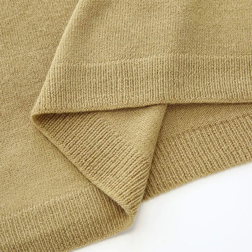 Fomolom Women Ponchos Sweater Versatile Lightweight Solid Knitted Shawl Wrap Scarf Cape Accessories for Womens