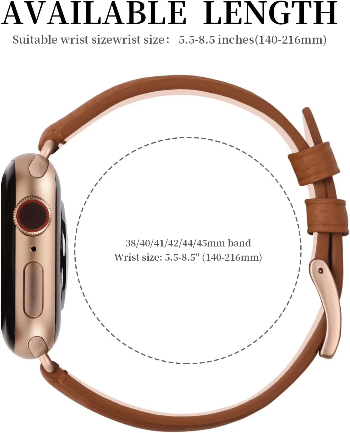 Fullmosa Leather Bands Compatible Apple Watch Band 38mm 40mm 41mm 42mm 44mm 45mm 49mm, Dressy Chic iWatch Strap with Case for iWatch Series 9 8 7 6 5 4 3 2 1 SE Ultra 2 1 for Women