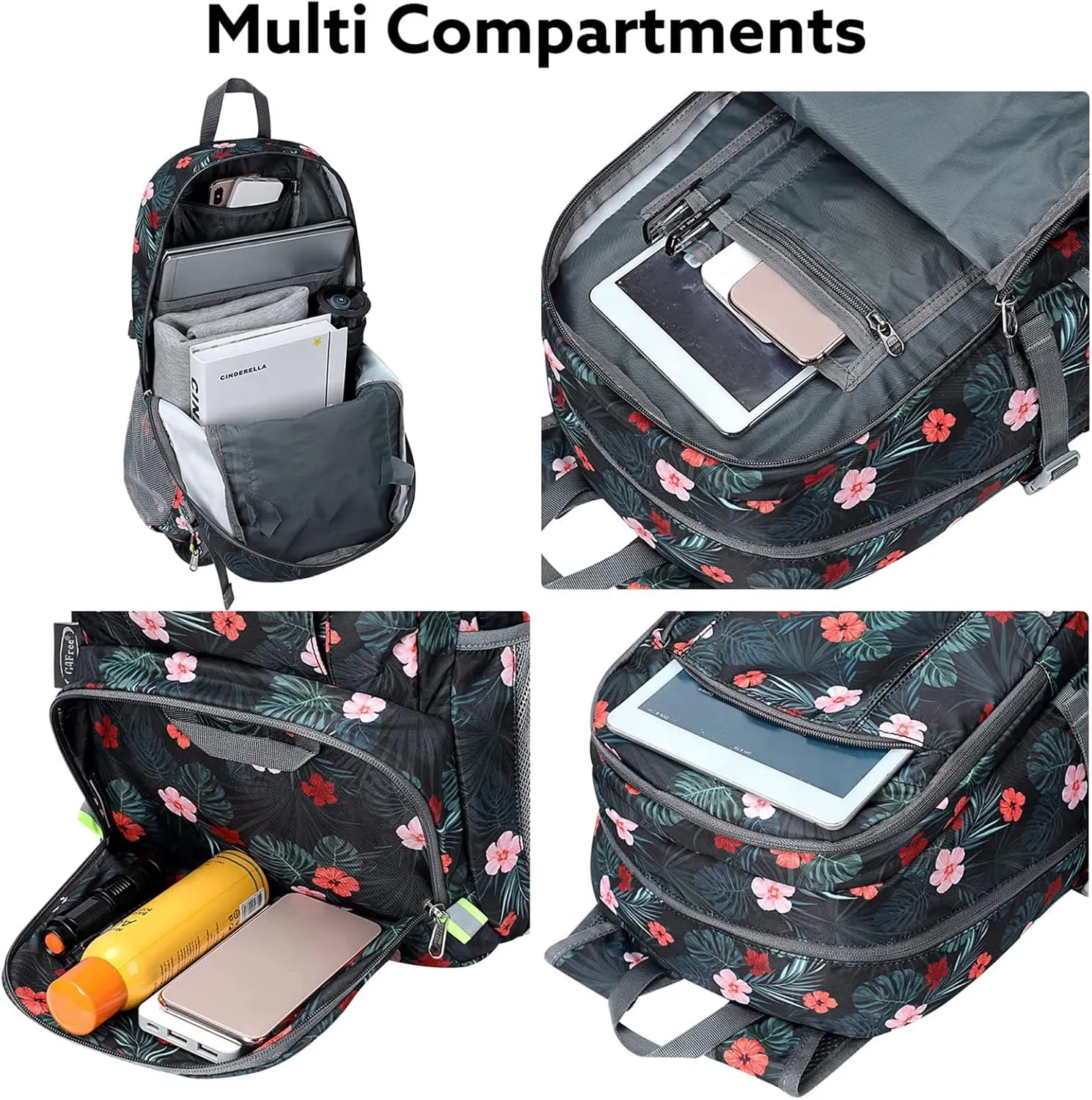 G4Free 40L Lightweight Packable Hiking Backpack, Waterproof Travel Daypack