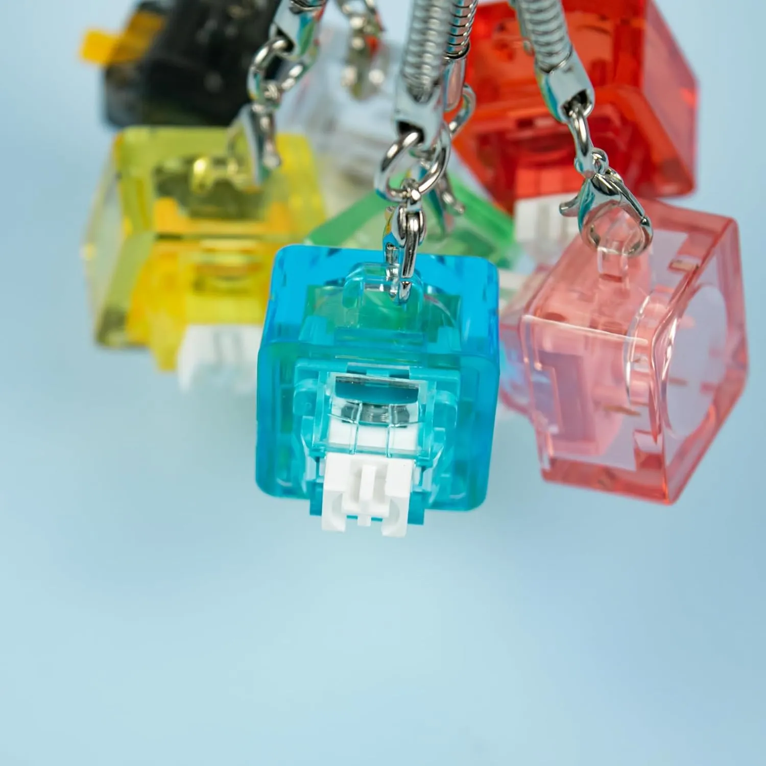 Glacier Mechanical Keyboard Switches Keychain/Switch Tester/Fidget Toy for Stress Relief (Switch and Keycap not included)