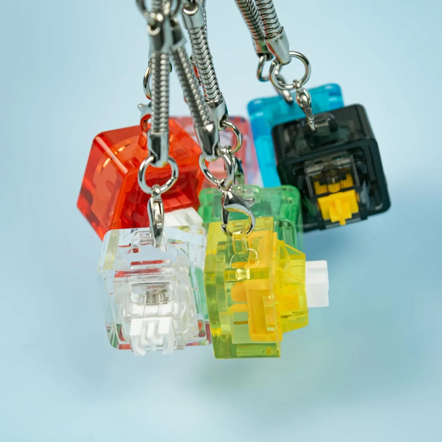 Glacier Mechanical Keyboard Switches Keychain/Switch Tester/Fidget Toy for Stress Relief (Switch and Keycap not included)