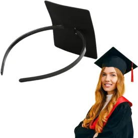 Graduation Cap Headband Insert, Grad Caps Headband Insert, Adjustable, Secures Cap and Keeps Hairstyle, Upgraded Interior Design, Simple and Practical Anti-Fall Hairband for Graduation (1 Pack, M)