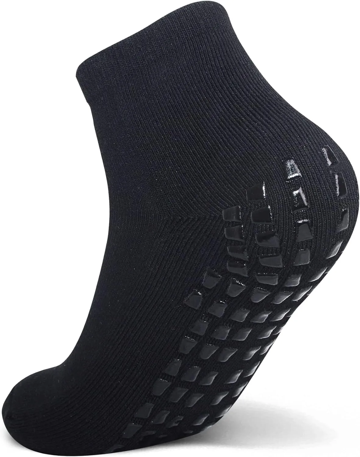 Grip Non Slip Socks For Kids(4-16 Years Old), Cushioned Sport Athletic Slipper Hospital Socks For Youth Boys & Girls