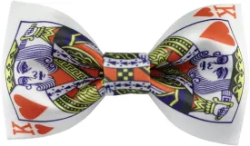 GUUNIEE Mens 100% Satin Silk Pre-tied Bow Ties Poker Bowtie