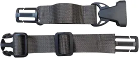 HDHYK Backpack Chest Strap- Nylon -Suitable for Webbing on The Backpack up to1in. (Wolf Grey)