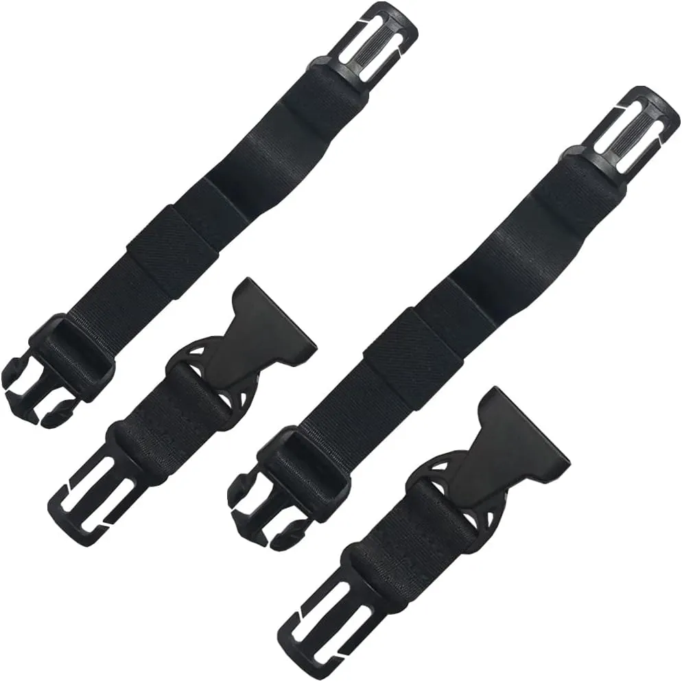 HDHYK[2 Pack Backpack Chest Strap Sternum Strap- Suitable for Webbing on The Backpack up to1in.(Black)