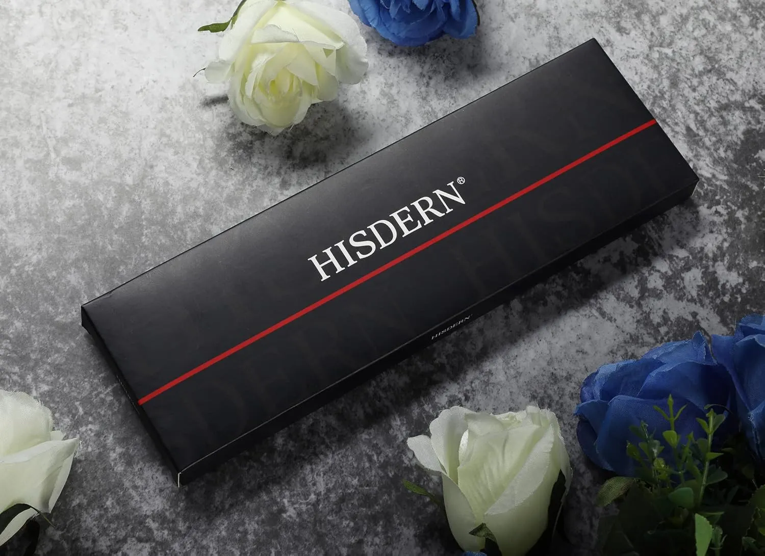 HISDERN Mens Ties Plaid Tie and Pocket Square Set Classic Woven Formal Checkered Neckties & Handkerchief Wedding Party