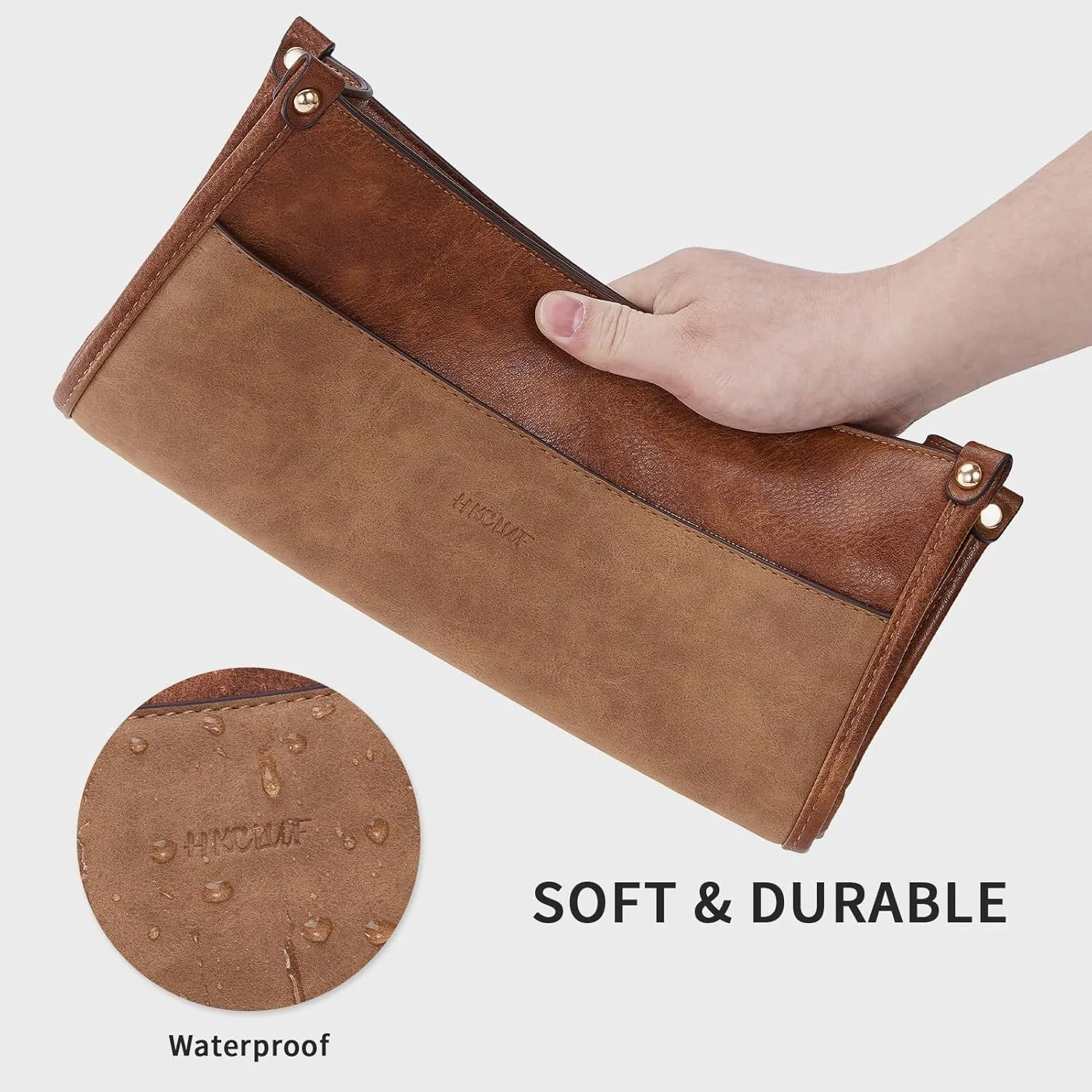 HKCLUF Vegan Leather Crossbody Bags Purse for Women Trendy Tassel Hobo Handbag Women With 2PCS Adjustable Guitar Strap