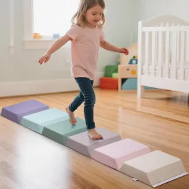 INNO STAGE Gymnastics Mat & Tumbling Mats for Kids - 3" Thick Hexagon Gymnastics Mats for Tumbling, Foldable Exercise Mat for Home Gym, Coordination Training, Stretching, Cheerleading