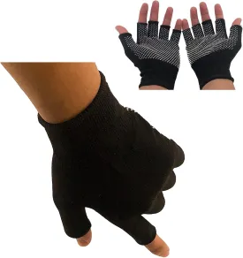 Lightweight Men and Women Half-Finger Slip Breathable Fingerless Work Gloves for Construction Nylon Fitness Cycling Motorcycle Gloves