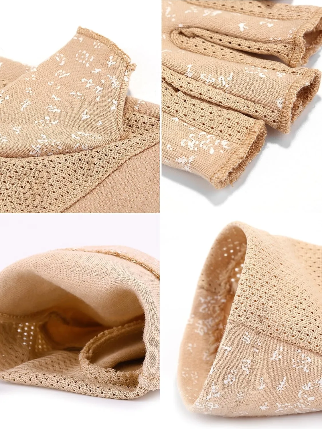 Maxdot Women Sunblock Fingerless Gloves UV Protection Driving Gloves Summer Mitten Non Slip for Outdoor Cycling Manicures