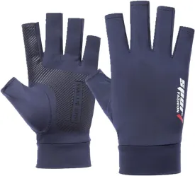 Men UV Protection Fishing Gloves Summer Outdoor Non Slip Fingerless Gloves for Hiking Driving Cycling Gloves