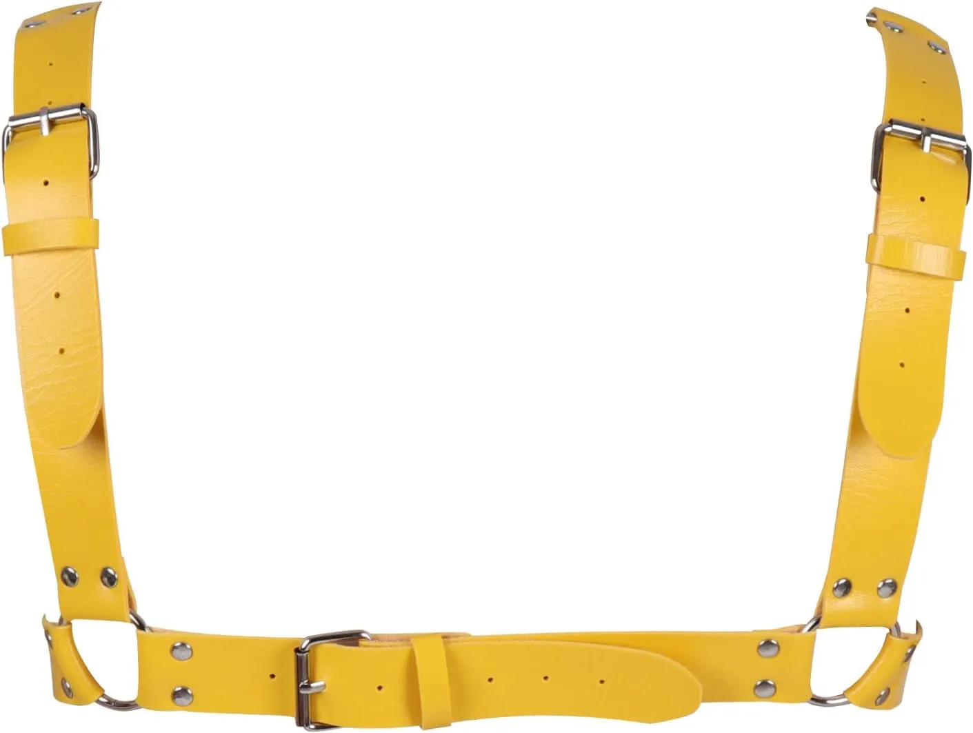 Men's Leather Body Harness Punk Chest Strap Harness Belt Adjustable Gothic Carnival Dance Costume Accessories