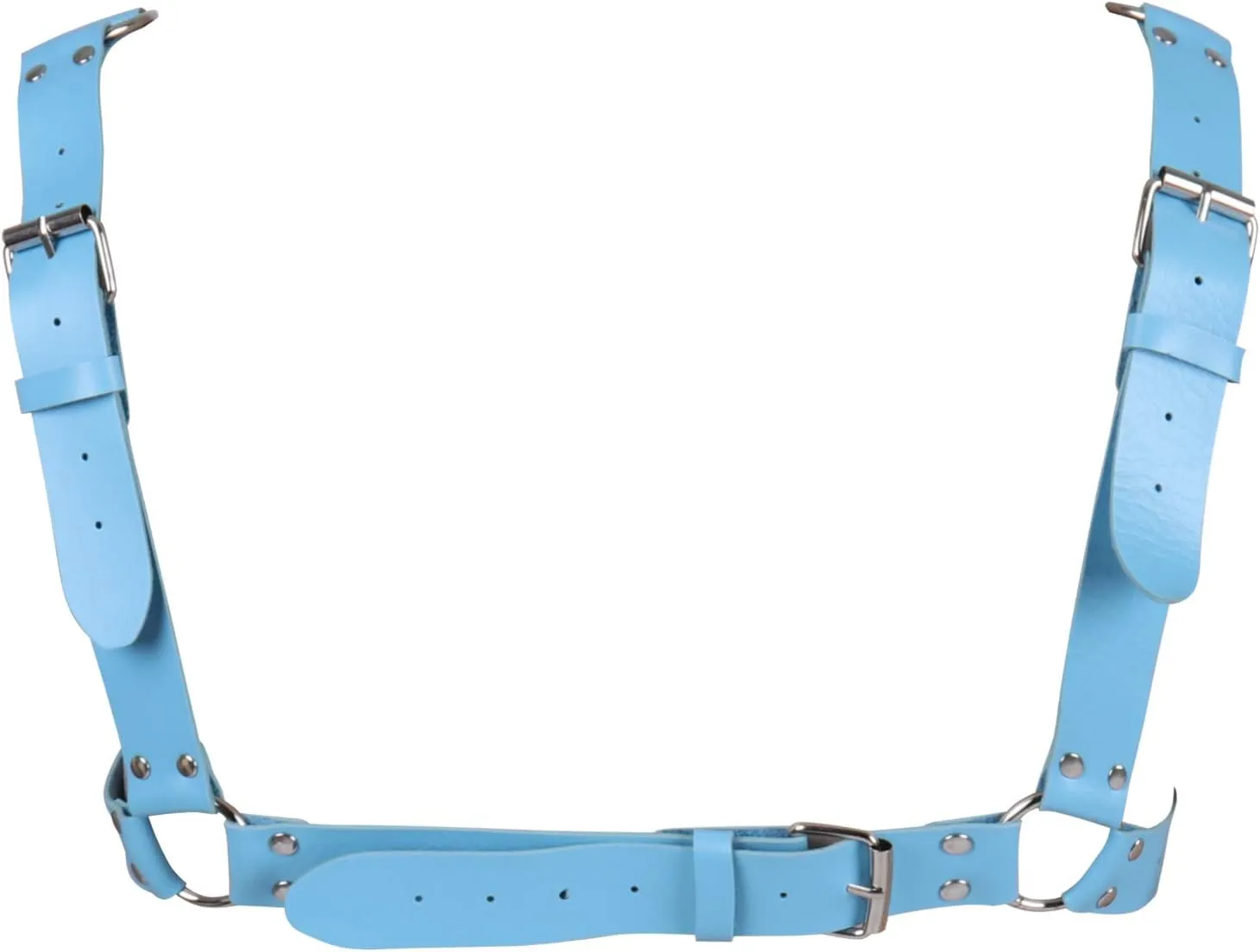 Men's Leather Body Harness Punk Chest Strap Harness Belt Adjustable Gothic Carnival Dance Costume Accessories