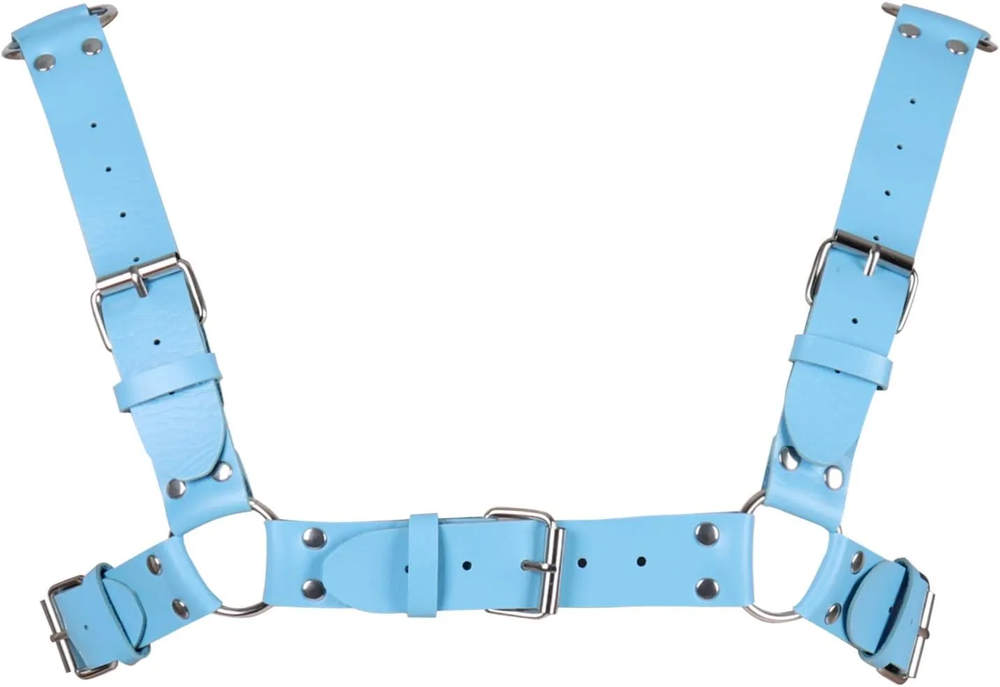 Men's Leather Body Harness Punk Chest Strap Harness Belt Adjustable Gothic Carnival Dance Costume Accessories