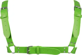 Men's Leather Body Harness Punk Chest Strap Harness Belt Adjustable Gothic Carnival Dance Costume Accessories