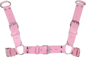 Men's Leather Body Harness Punk Chest Strap Harness Belt Adjustable Gothic Carnival Dance Costume Accessories