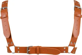 Men's Leather Body Harness Punk Chest Strap Harness Belt Adjustable Gothic Carnival Dance Costume Accessories