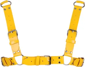Men's Leather Body Harness Punk Chest Strap Harness Belt Adjustable Gothic Carnival Dance Costume Accessories