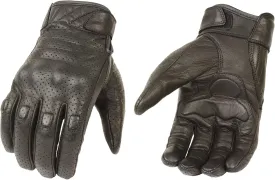 Milwaukee Leather Men's Premium Leather Perforated Cruiser Gloves MG7500 (Large)