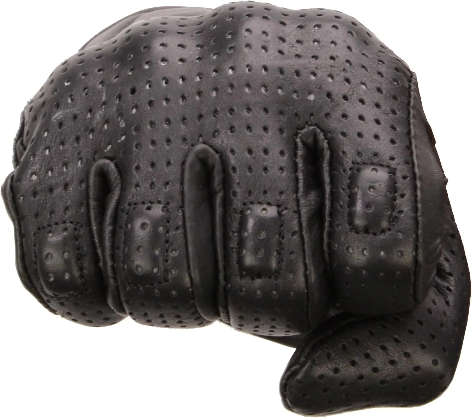 Milwaukee Leather Men's Premium Leather Perforated Cruiser Gloves MG7500 (Large)