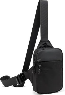 Mini Sling Bag for Men Women, Waterproof Utility Crossbody Backpack Chest Bag for Hiking Travel Sports Running