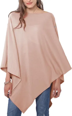 MissShorthair Women's Lightweight Knitted Scarf Poncho Sweater Cape Shawl Versatile Spring Summer Ponchos Wraps