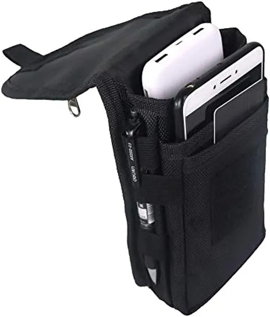 Multi-Purpose Phone Belt Pouch, Tactical Cell Phone Holster, Molle Carrying Case, Men's Waist Pocket for Hiking, Camping, Tool Holder