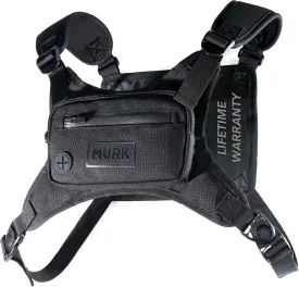 MVRK Water Resistant Chest Pack - Running Vest for Workouts, Running Phone Holder Extra Storage, Lightweight Running Pack